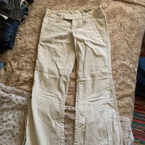 Jacob khaki flare pants for women